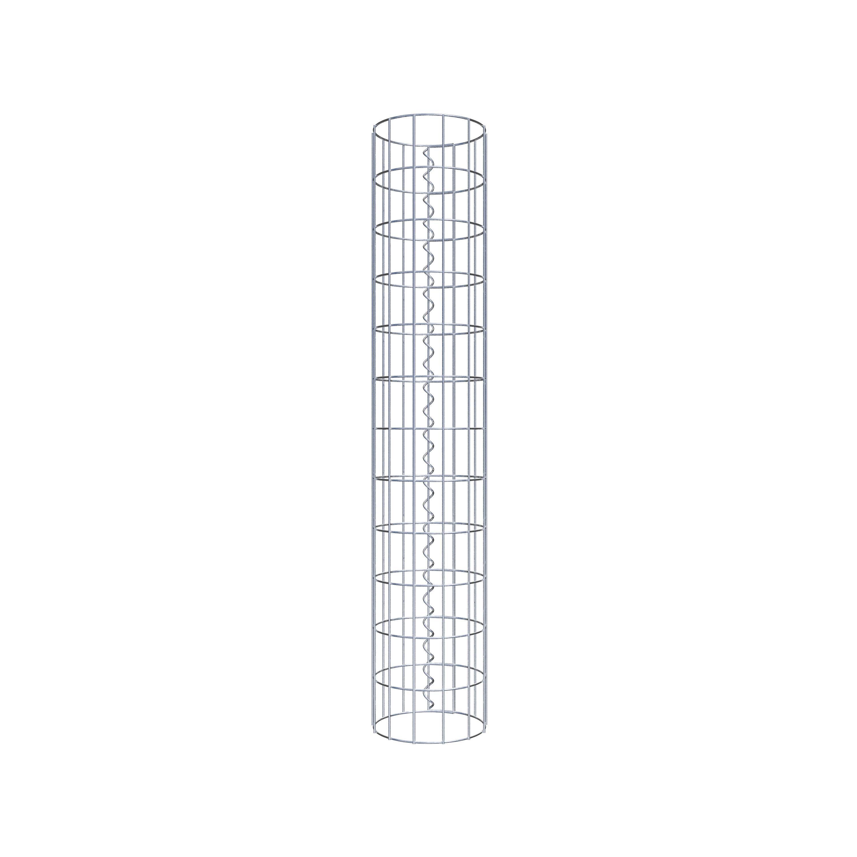 Schanskorfkolom diameter 22 cm, MW 5 x 10 cm rond