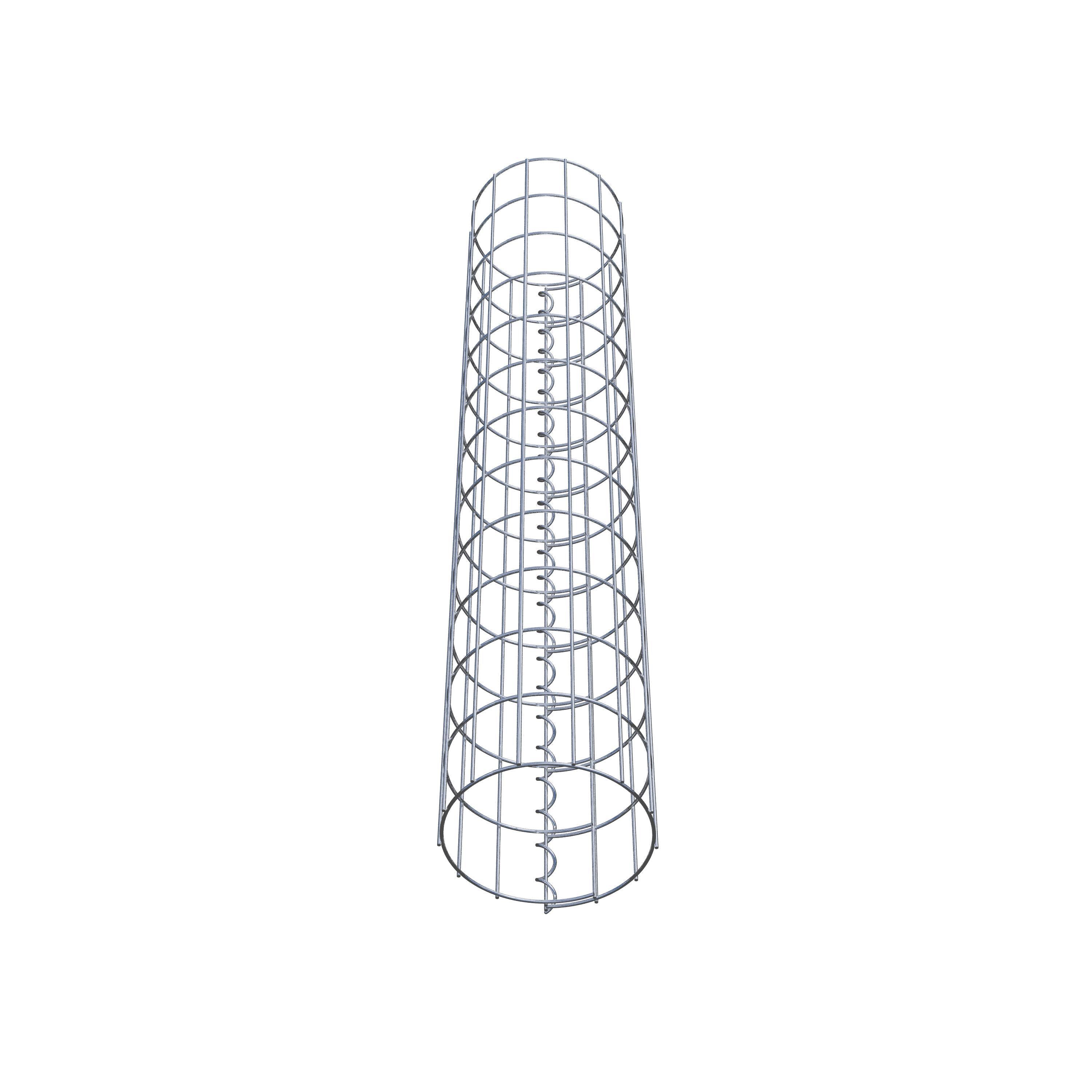 Schanskorfkolom diameter 22 cm, MW 5 x 10 cm rond