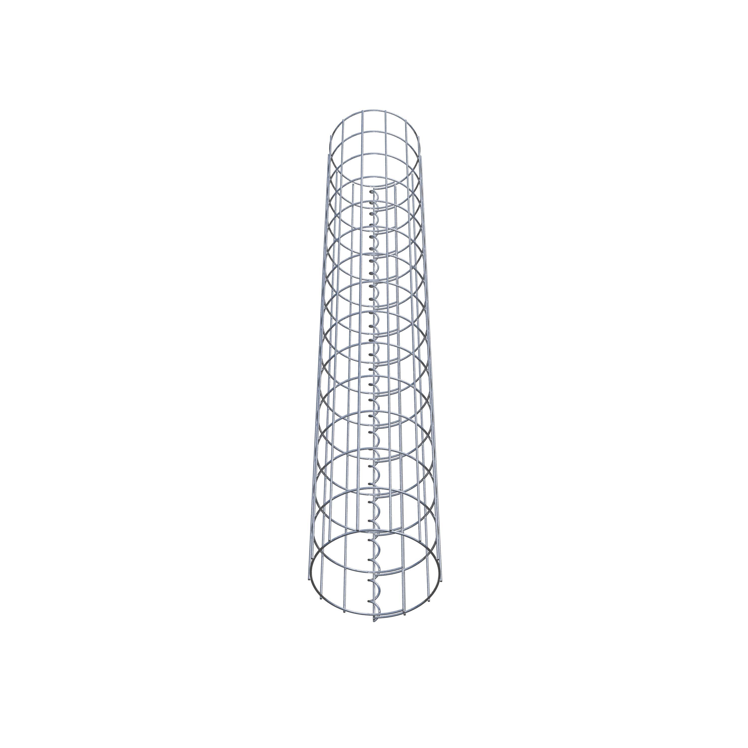 Schanskorfkolom diameter 22 cm, MW 5 x 10 cm rond