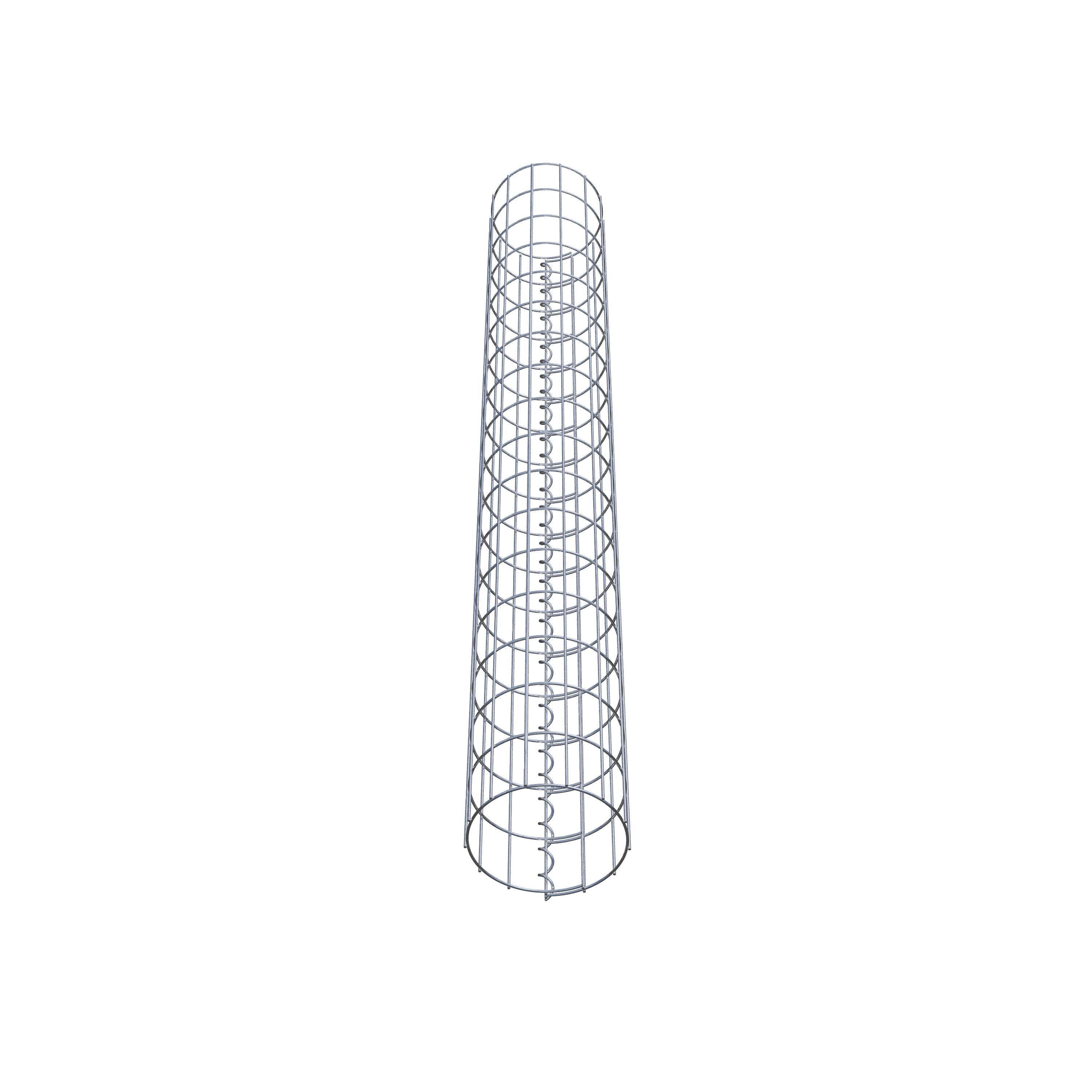 Colonna di gabbioni diametro 22 cm, MW 5 x 10 cm rotonda