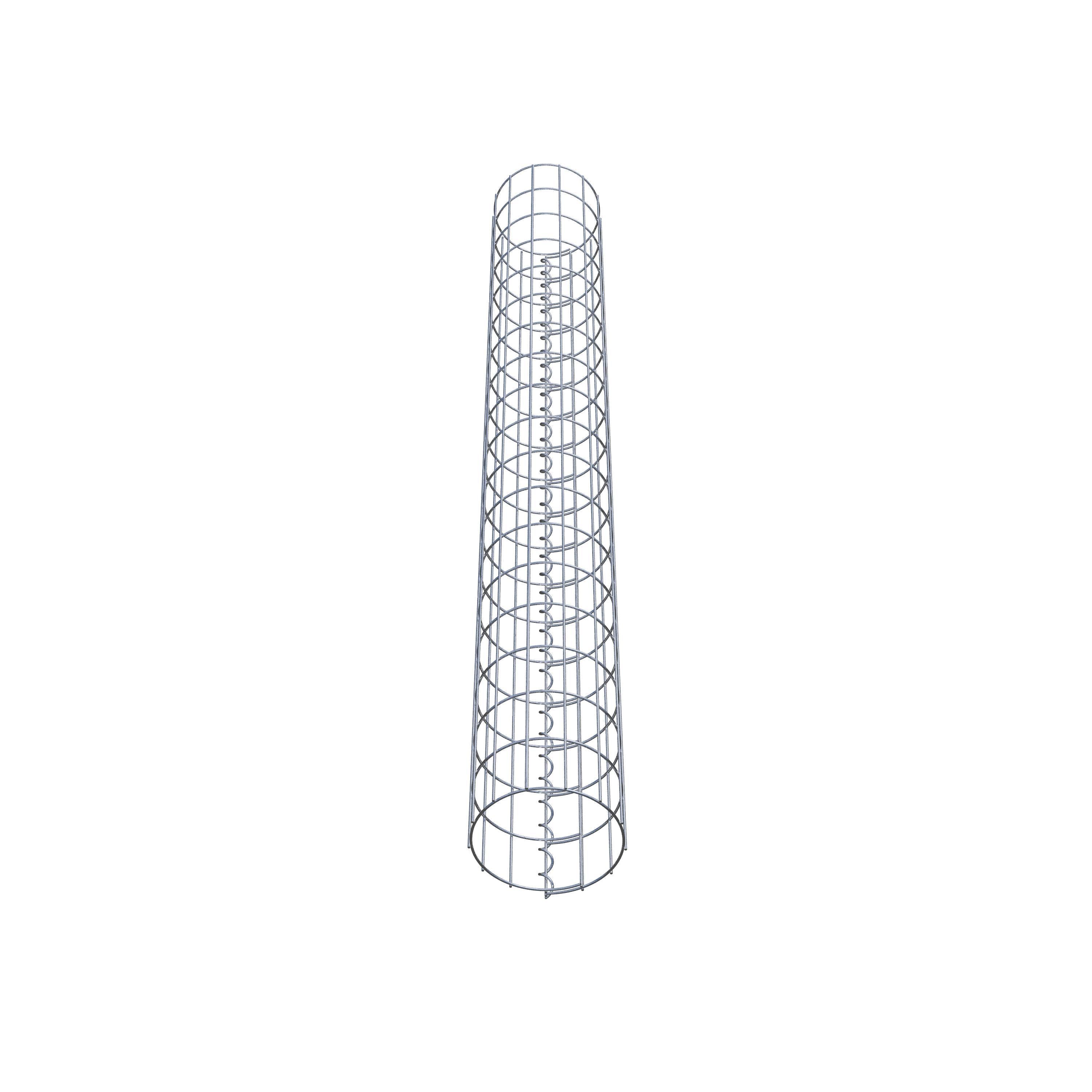 Schanskorfkolom diameter 22 cm, MW 5 x 10 cm rond