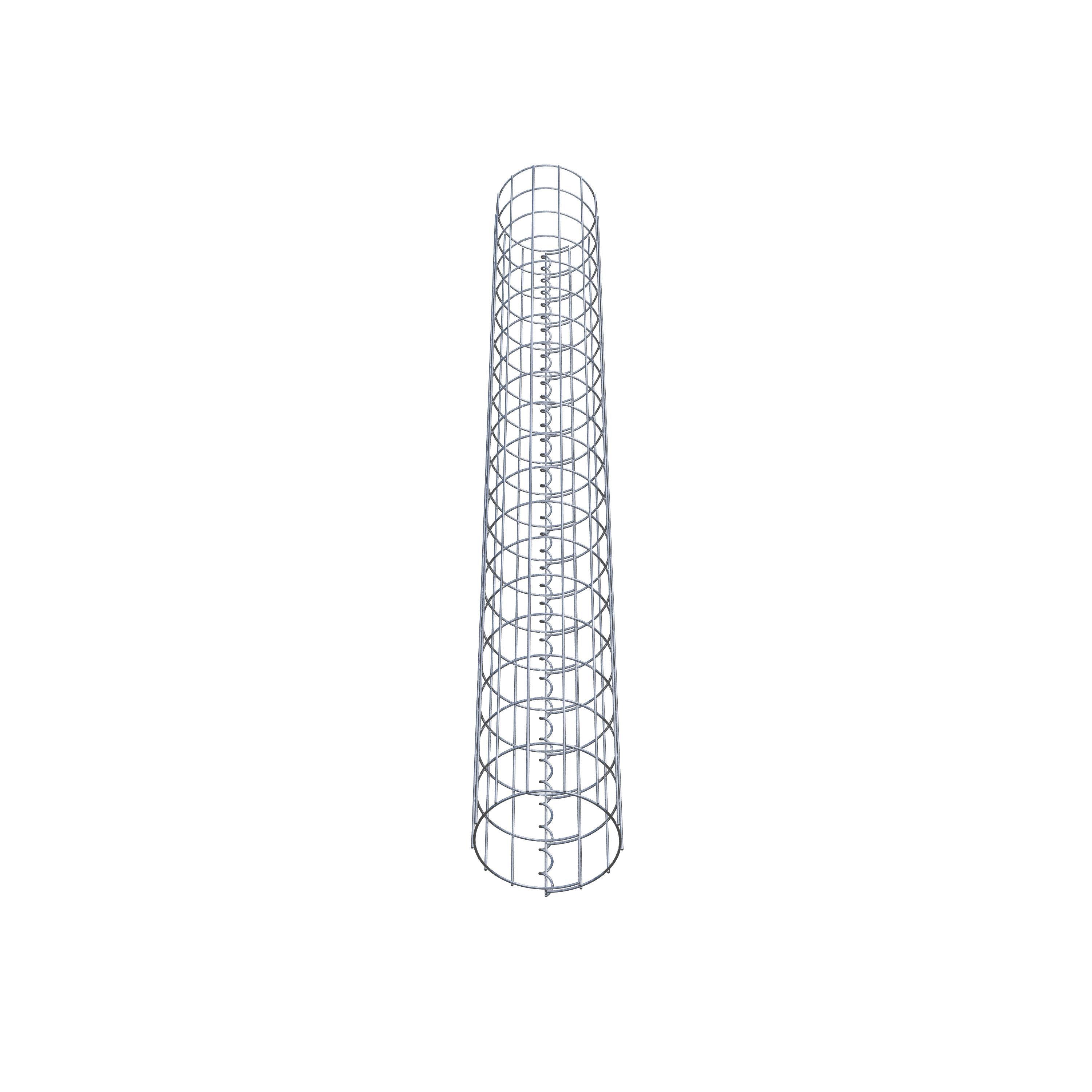 Schanskorfkolom diameter 22 cm, MW 5 x 10 cm rond