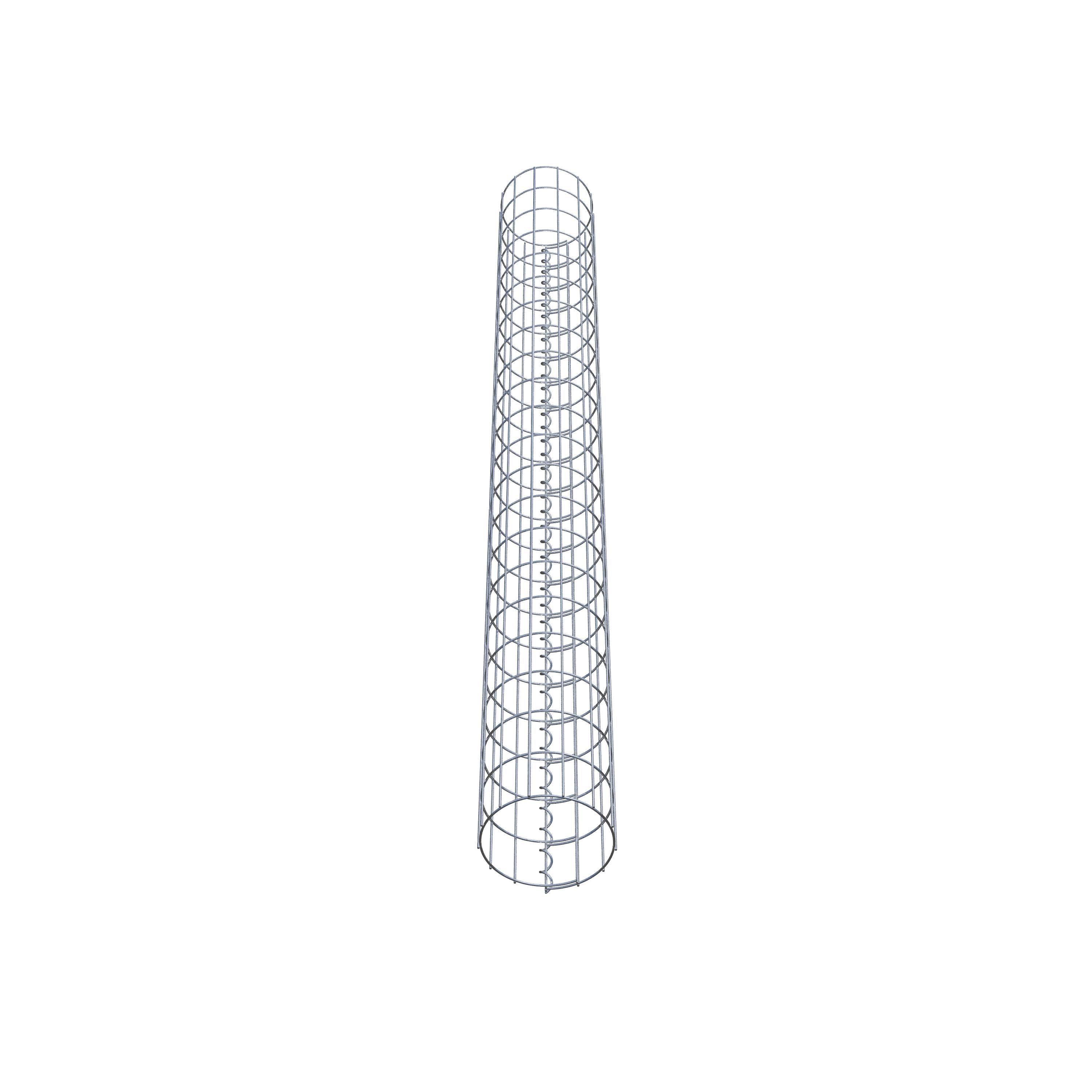 Schanskorfkolom diameter 22 cm, MW 5 x 10 cm rond