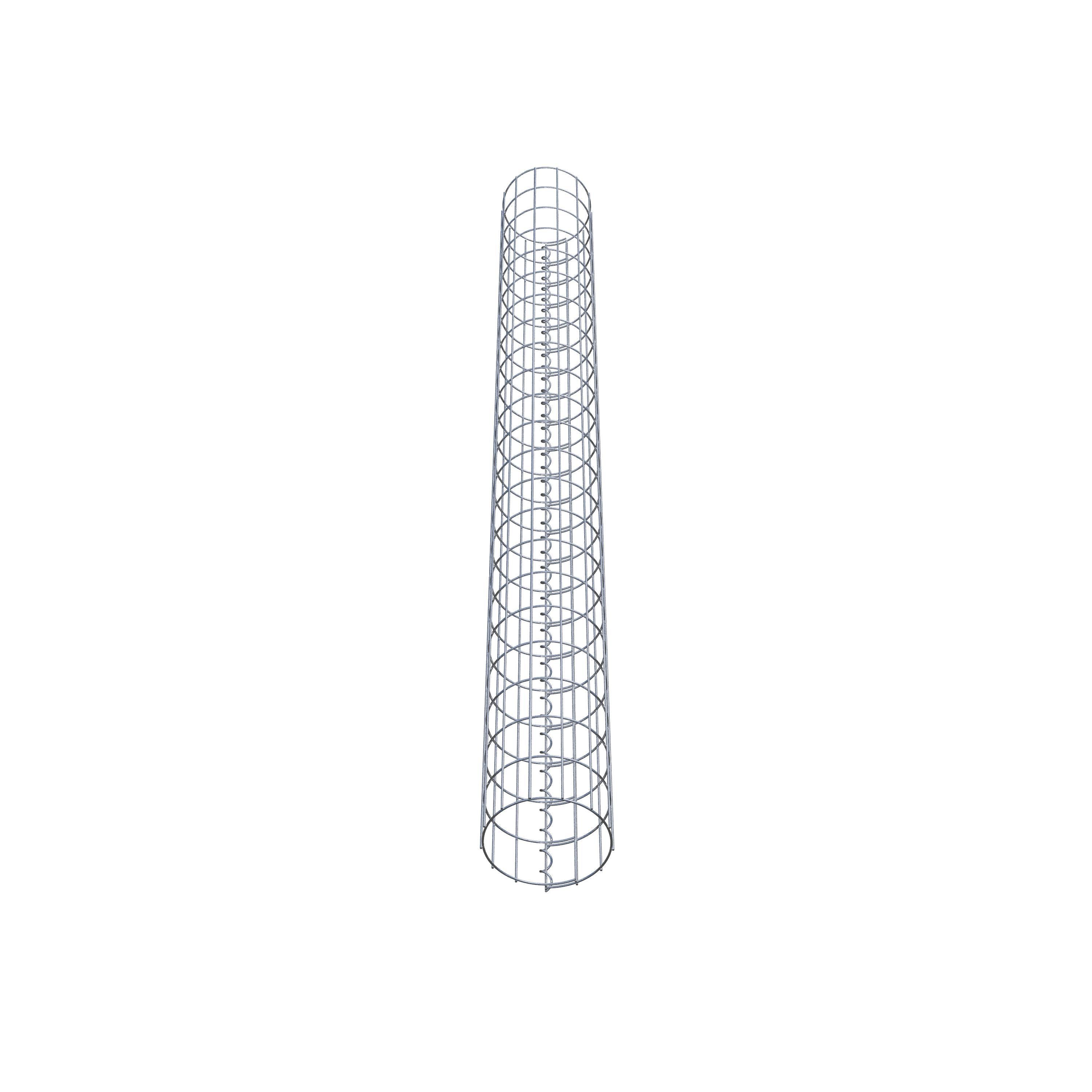 Schanskorfkolom diameter 22 cm, MW 5 x 10 cm rond