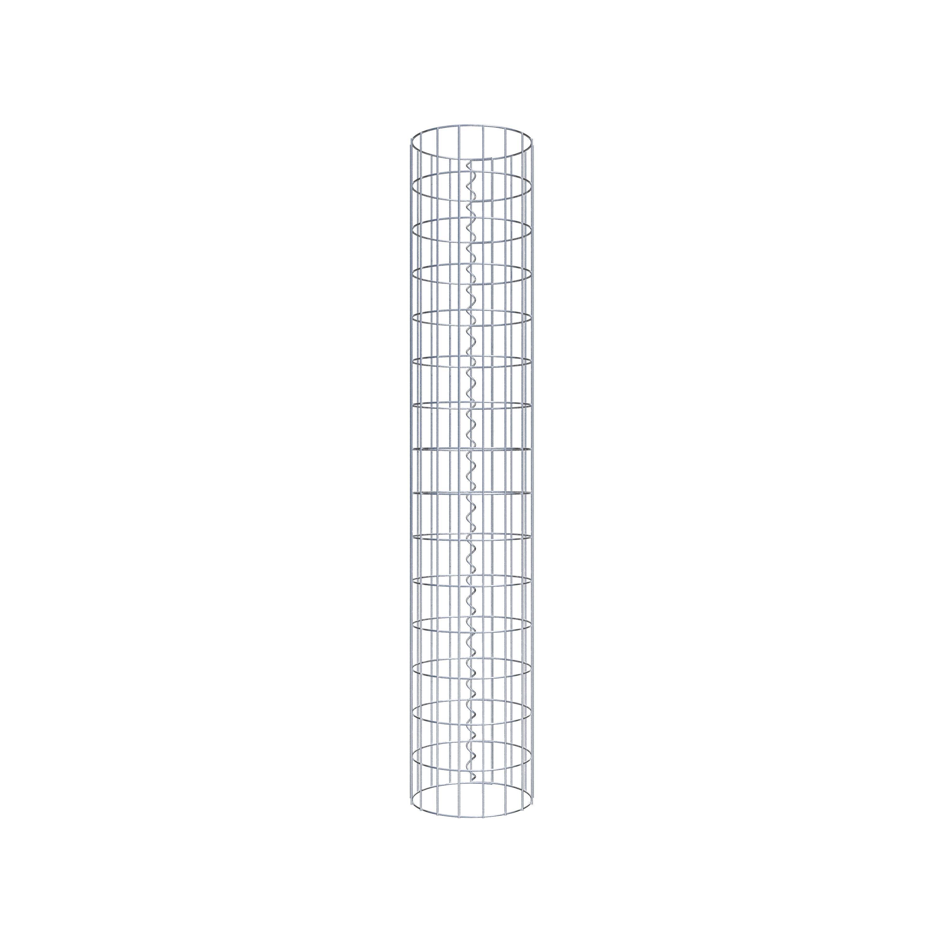 Gabionsøjle diameter 27 cm, MW 5 x 10 cm rund