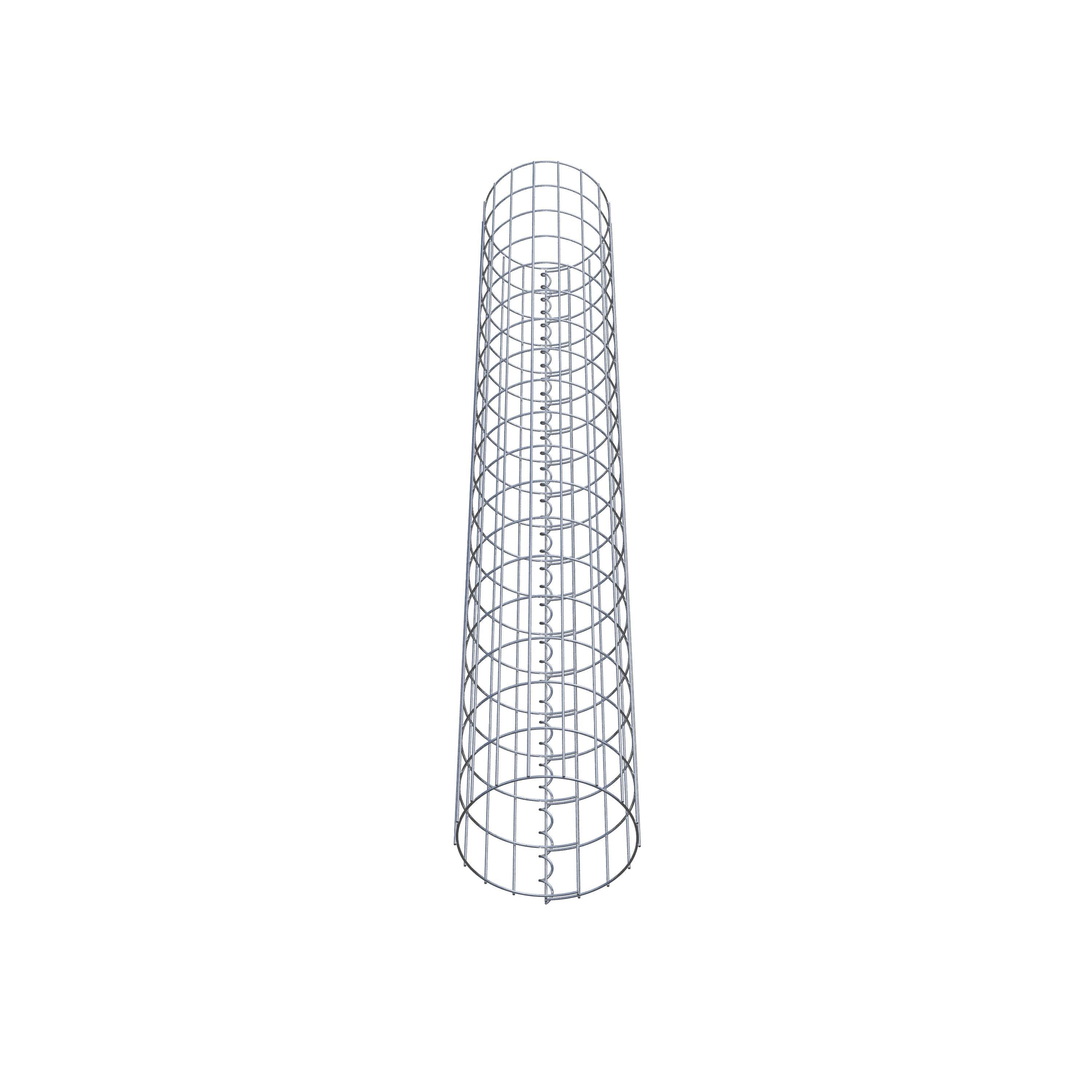 Gabionsøjle diameter 27 cm, MW 5 x 10 cm rund