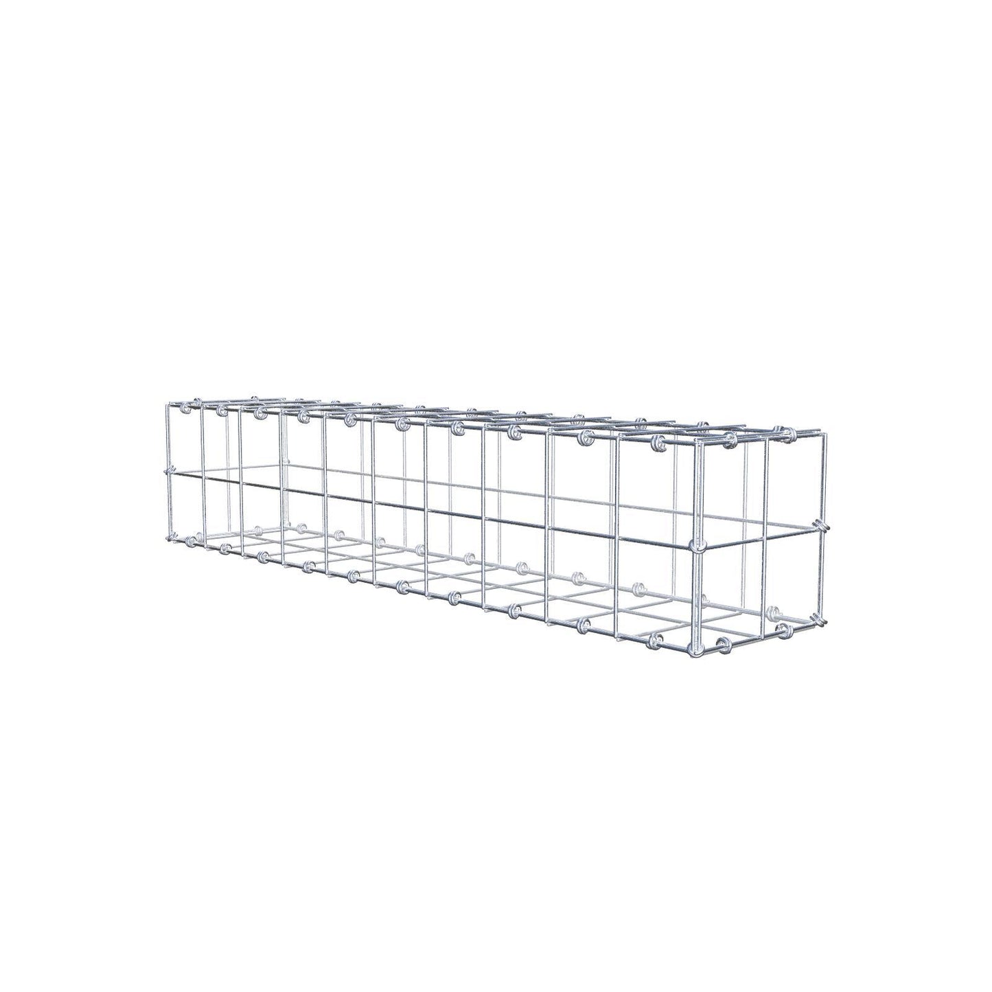 Schanskorf 100 cm x 20 cm x 20 cm (L x H x D), maaswijdte 10 x 10 cm, spiraalring