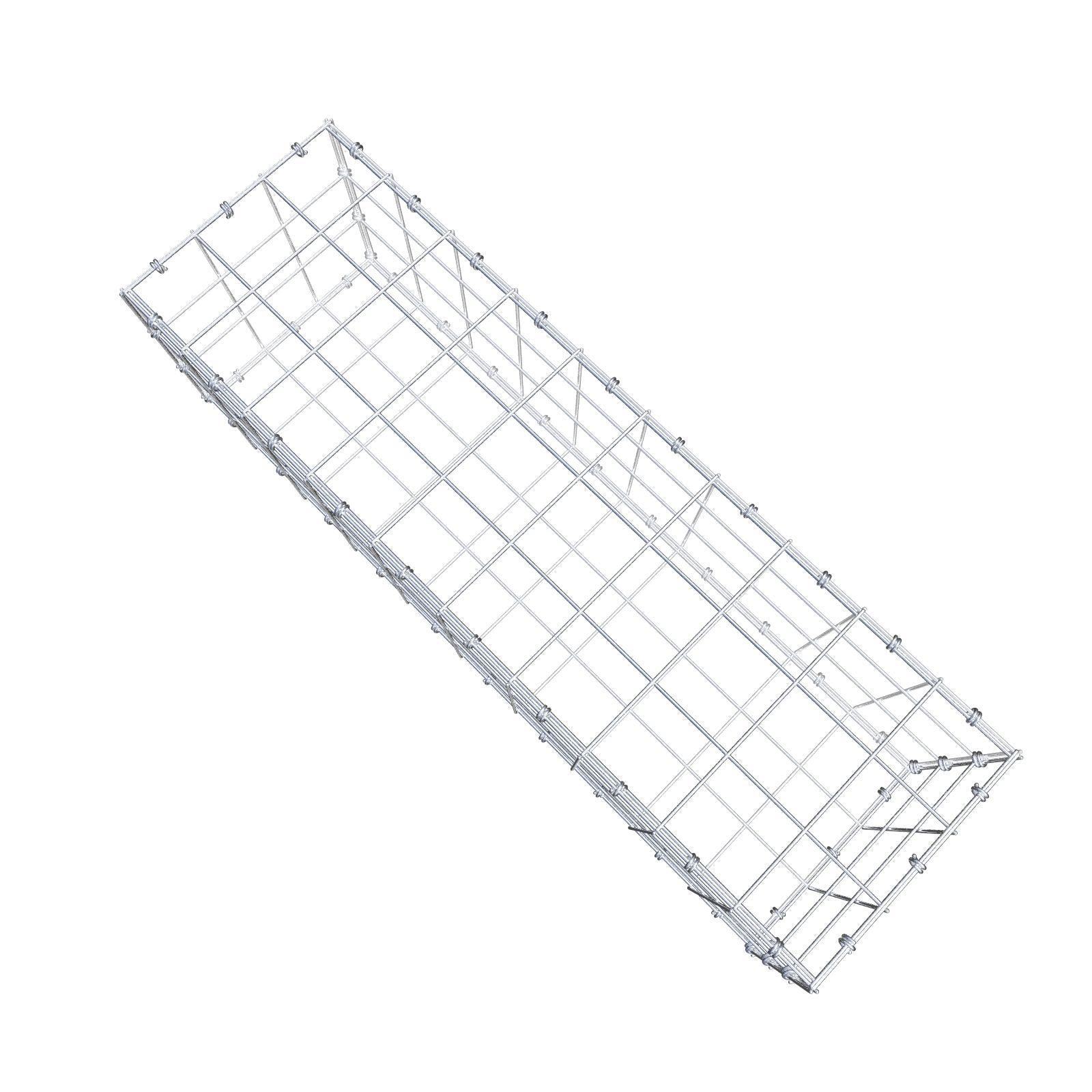 Schanskorf 100 cm x 30 cm x 30 cm (L x H x D), maaswijdte 10 x 10 cm, spiraalring