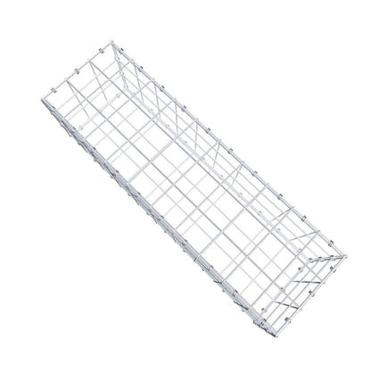 Gabion 100 cm x 30 cm x 30 cm (L x H x P), mailles 10 x 10 cm, anneau en spirale