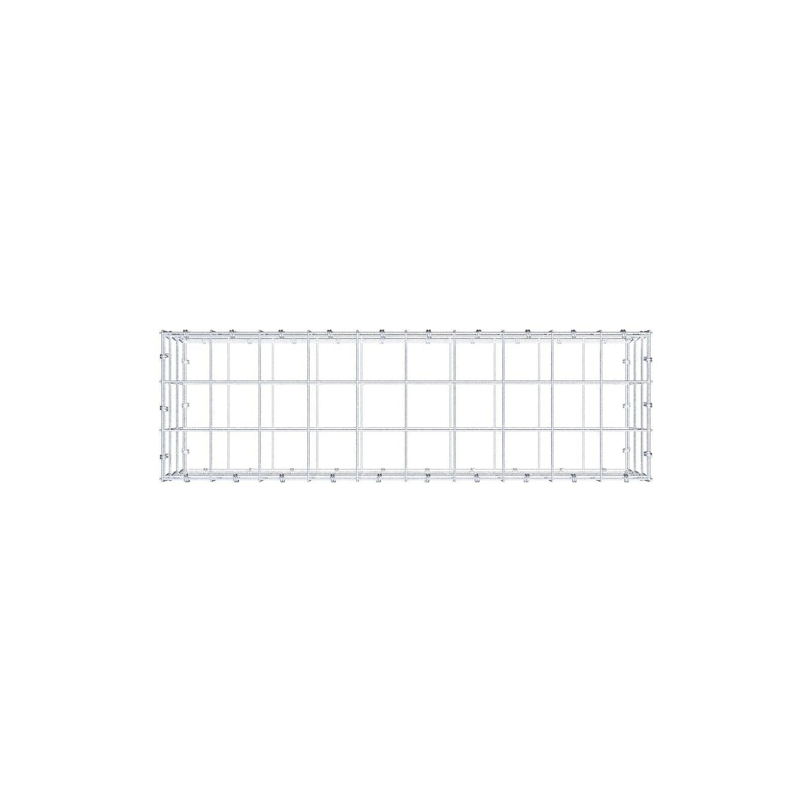 Schanskorf 100 cm x 30 cm x 30 cm (L x H x D), maaswijdte 10 x 10 cm, spiraalring