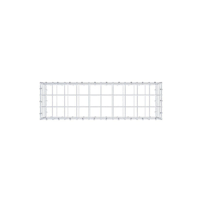 Gabion 100 cm x 30 cm x 30 cm (L x H x P), mailles 10 x 10 cm, anneau en spirale