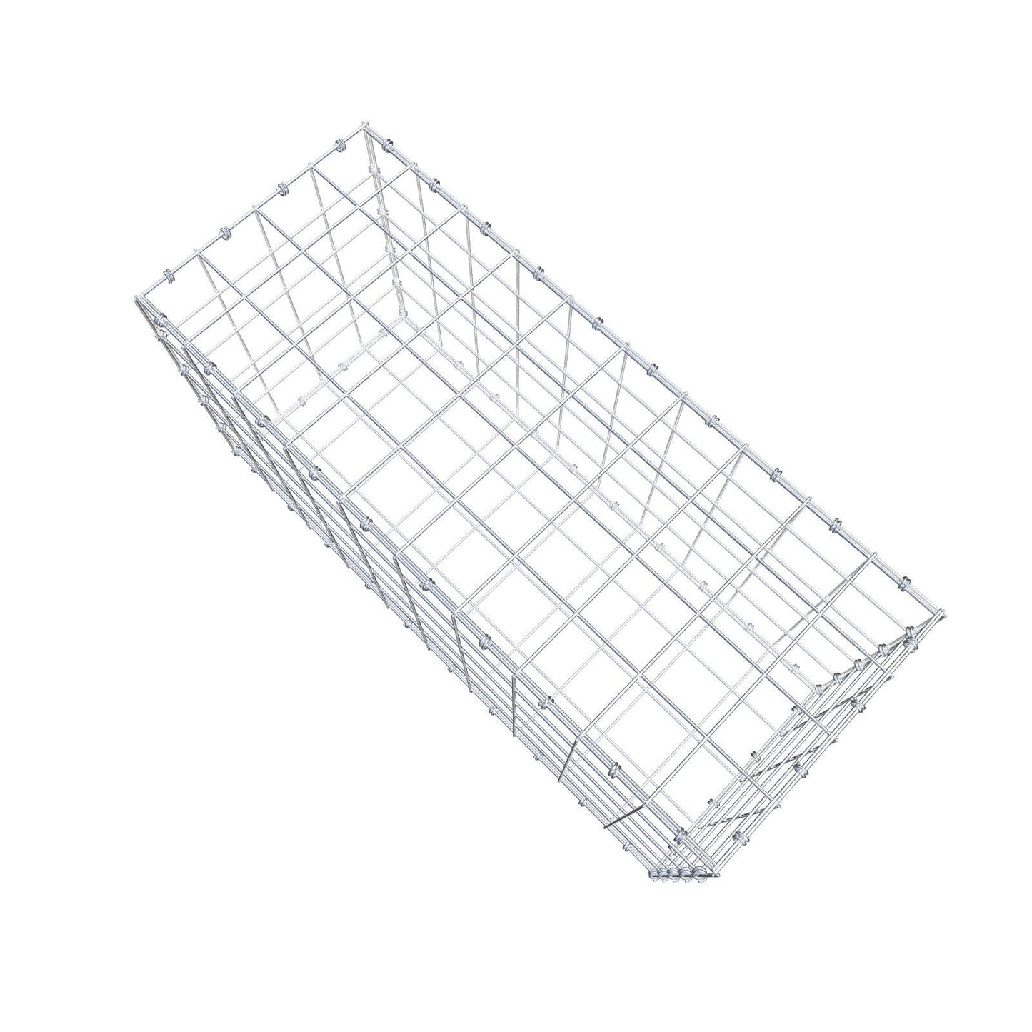 Gabion 100 cm x 50 cm x 40 cm (L x H x P), mailles 10 x 10 cm, anneau en spirale