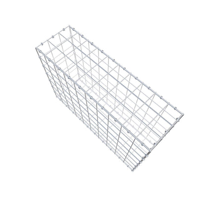 Gabion 100 cm x 70 cm x 30 cm (L x H x D), maskstorlek 10 x 10 cm, spiralring