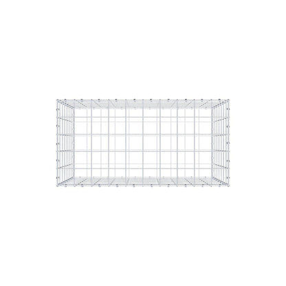 Gavión 100 cm x 70 cm x 50 cm (L x A x P), luz de malla 10 x 10 cm, anillo en espiral