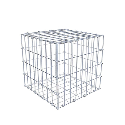 Gabion 40 cm x 40 cm x 40 cm (L x H x D), mesh size 5 x 10 cm, spiral ring