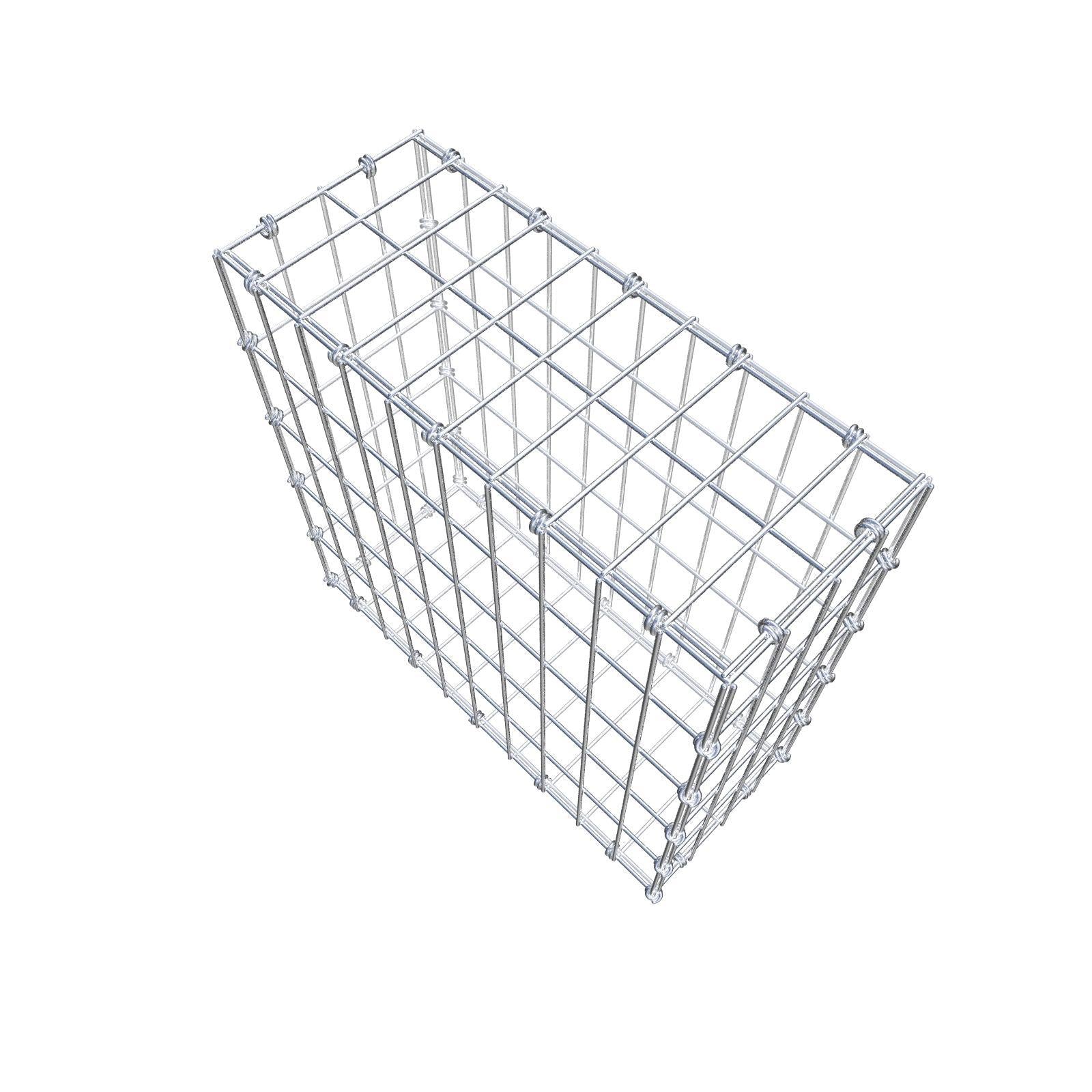 Schanskorf 50 cm x 50 cm x 20 cm (L x H x D), maaswijdte 5 x 10 cm, spiraalring