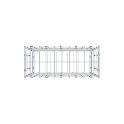 Schanskorf 50 cm x 50 cm x 20 cm (L x H x D), maaswijdte 5 x 10 cm, spiraalring