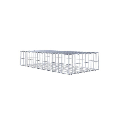 Schanskorf 100 cm x 20 cm x 50 cm (L x H x D), maaswijdte 5 x 10 cm, spiraalring