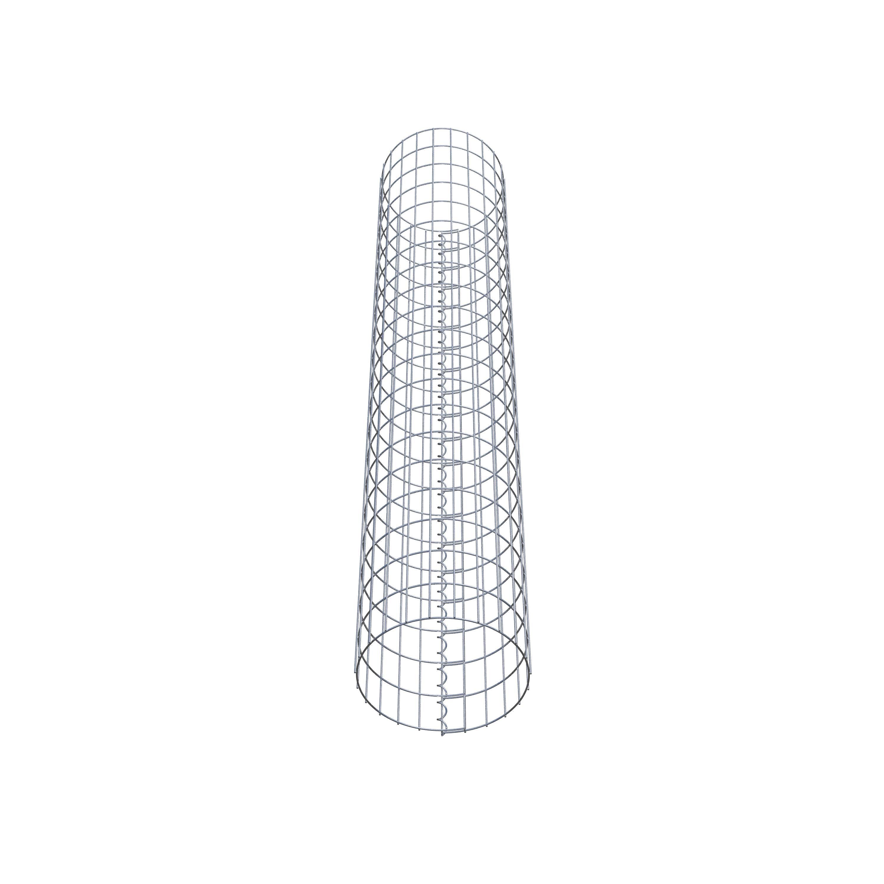 Schanskorfkolom diameter 37 cm, MW 5 x 10 cm rond