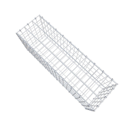 Gabion 100 cm x 40 cm x 30 cm (L x H x D), maskestørrelse 5 x 10 cm, spiralring