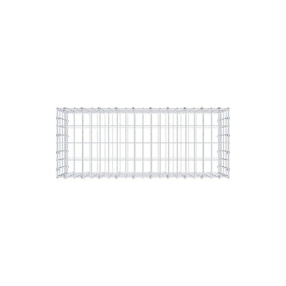 Gabion 100 cm x 40 cm x 40 cm (L x H x D), maskestørrelse 5 x 10 cm, spiralring