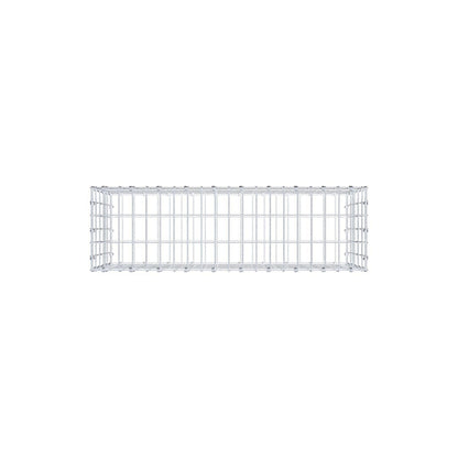 Gabione 100 cm x 50 cm x 30 cm (L x H x T), Maschenweite 5 x 10 cm, Spiralring