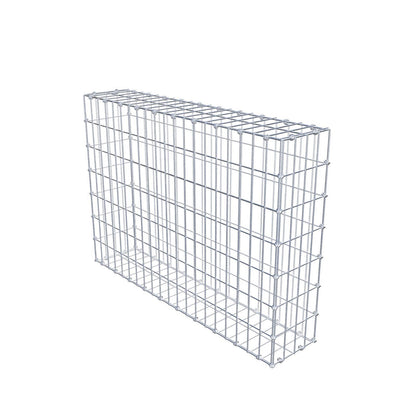 Gabion 100 cm x 70 cm x 20 cm (L x H x D), maskestørrelse 5 x 10 cm, spiralring