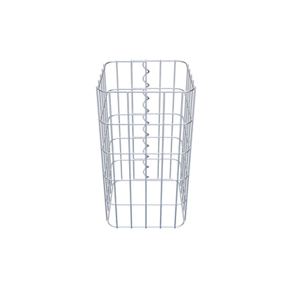 Colonna di gabbioni 27 x 27 cm, MW 5 x 10 cm quadrati