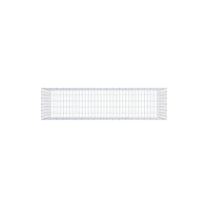 Schanskorf 200 cm x 100 cm x 50 cm (L x H x D), maaswijdte 5 x 10 cm, spiraalring