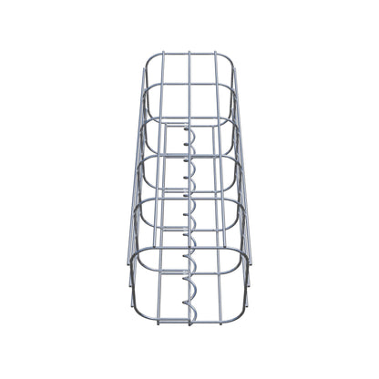 Schanskorfzuil 17 x 17 cm, MW 5 x 10 cm vierkant