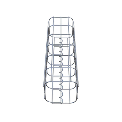 Schanskorfzuil 17 x 17 cm, MW 5 x 10 cm vierkant