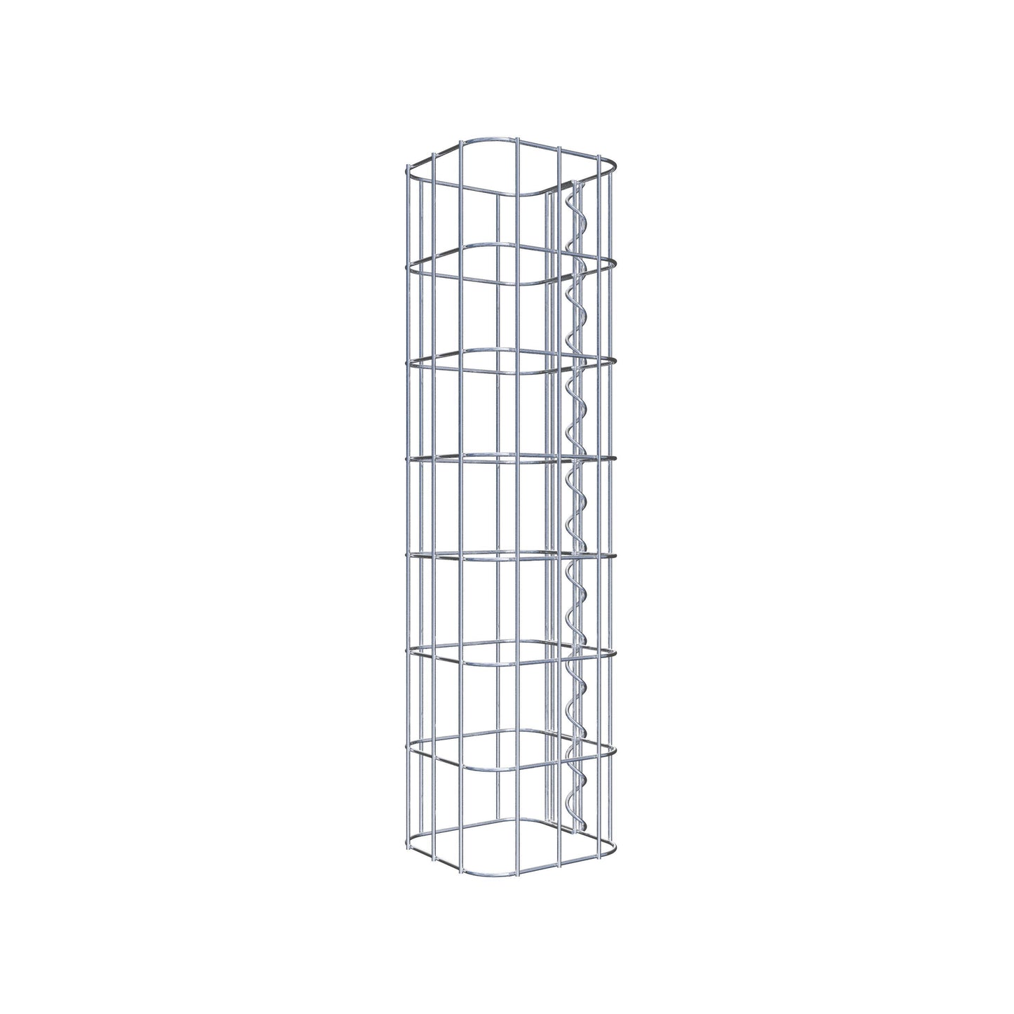 Schanskorfzuil 17 x 17 cm, MW 5 x 10 cm vierkant