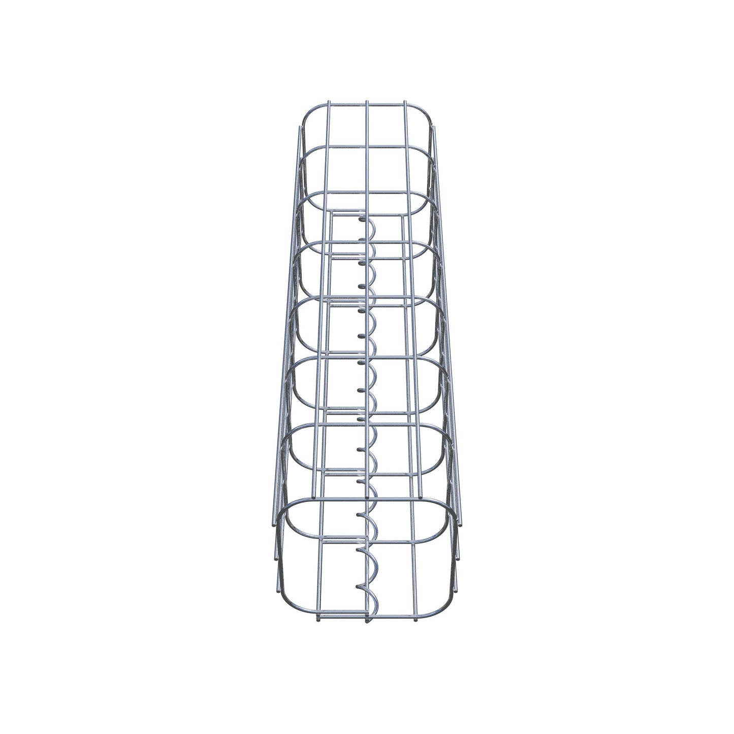 Schanskorfzuil 17 x 17 cm, MW 5 x 10 cm vierkant