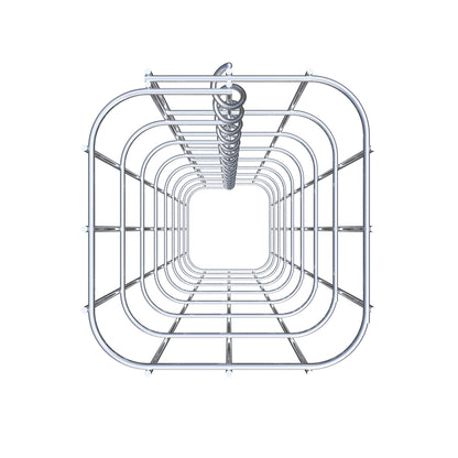 Schanskorfzuil 17 x 17 cm, MW 5 x 10 cm vierkant