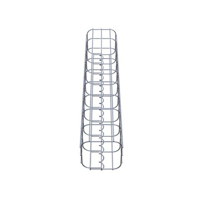 Schanskorfzuil 17 x 17 cm, MW 5 x 10 cm vierkant