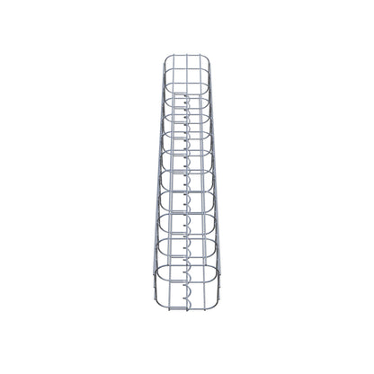 Schanskorfzuil 17 x 17 cm, MW 5 x 10 cm vierkant