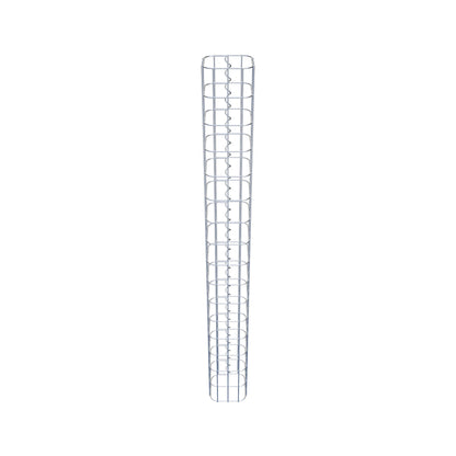 Schanskorfzuil 17 x 17 cm, MW 5 x 10 cm vierkant