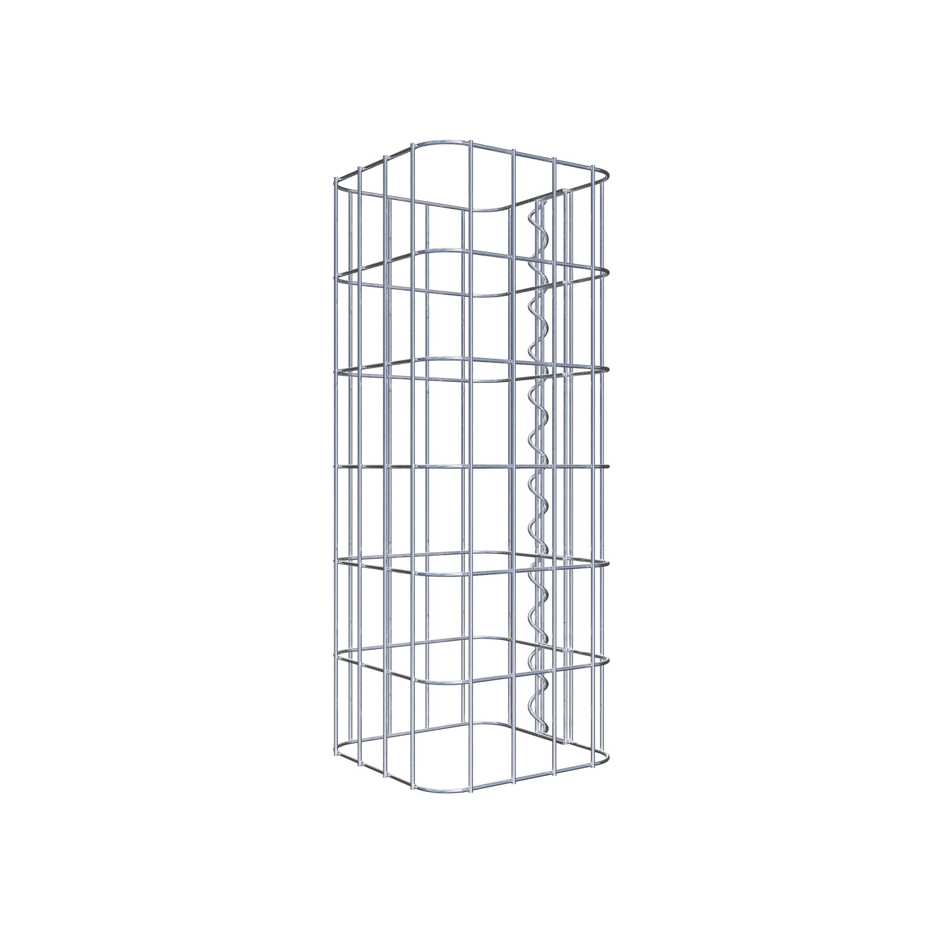 Gabion column 22 x 22 cm, MW 5 x 10 cm square