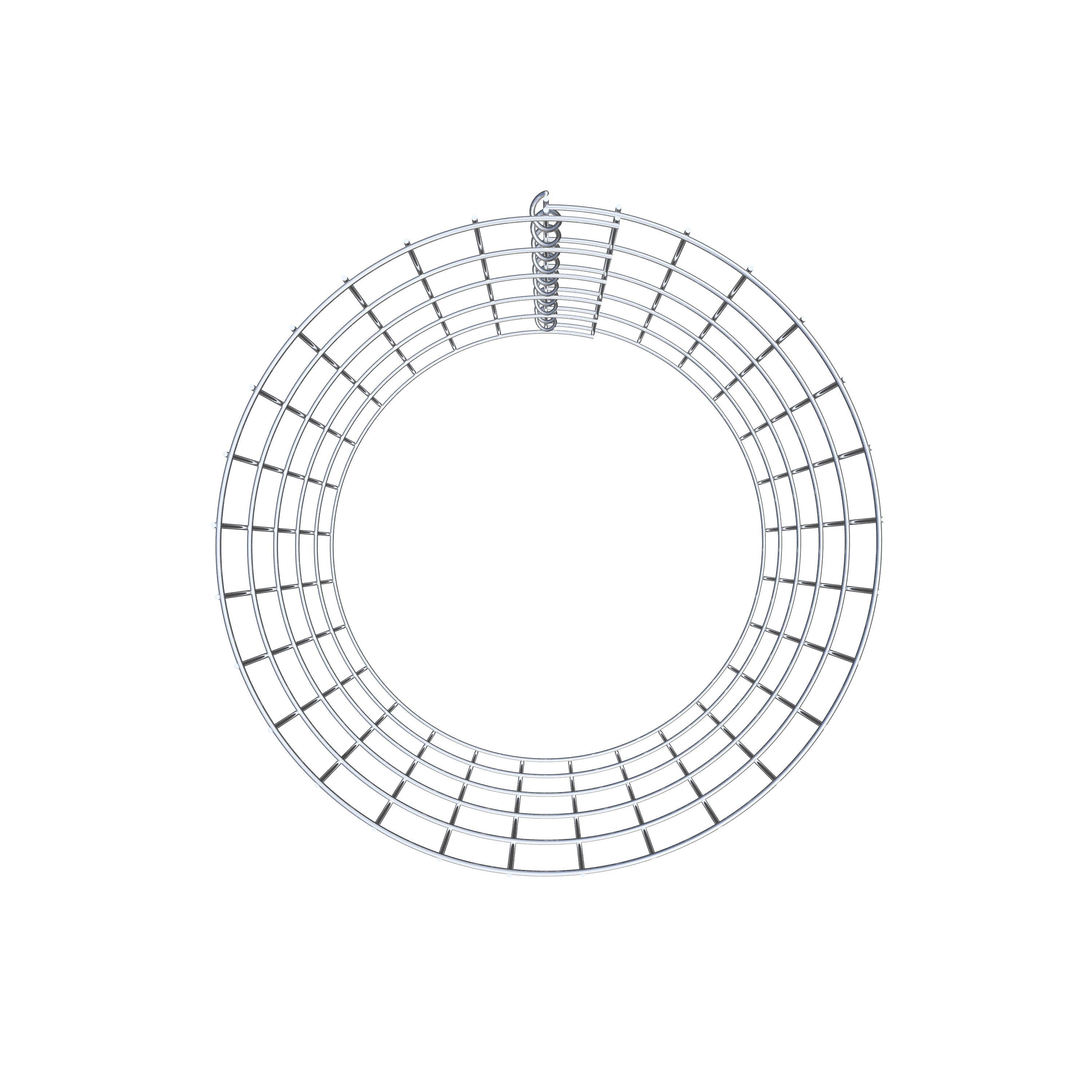 Schanskorfkolom diameter 47 cm, MW 5 x 10 cm rond