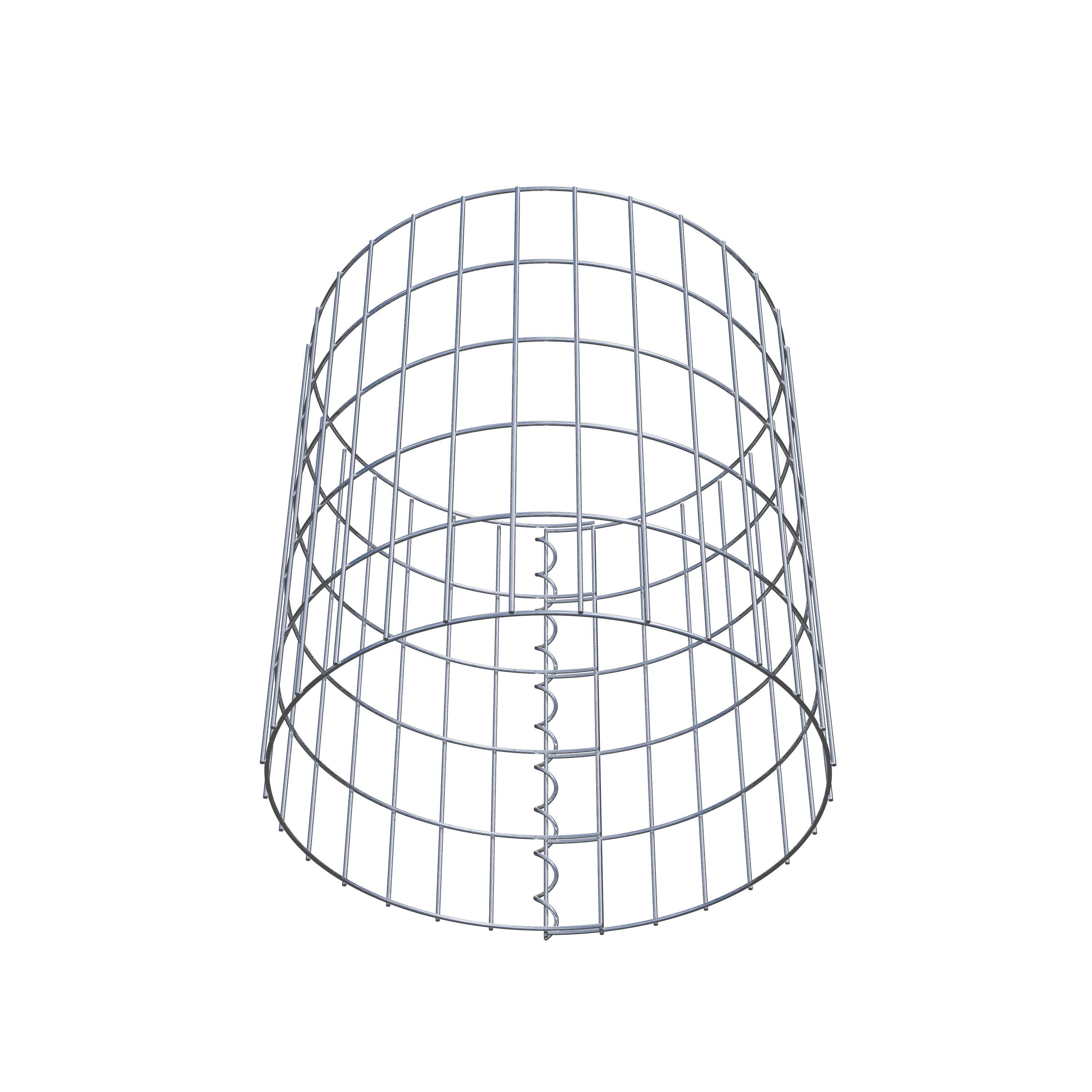 Schanskorfkolom diameter 47 cm, MW 5 x 10 cm rond