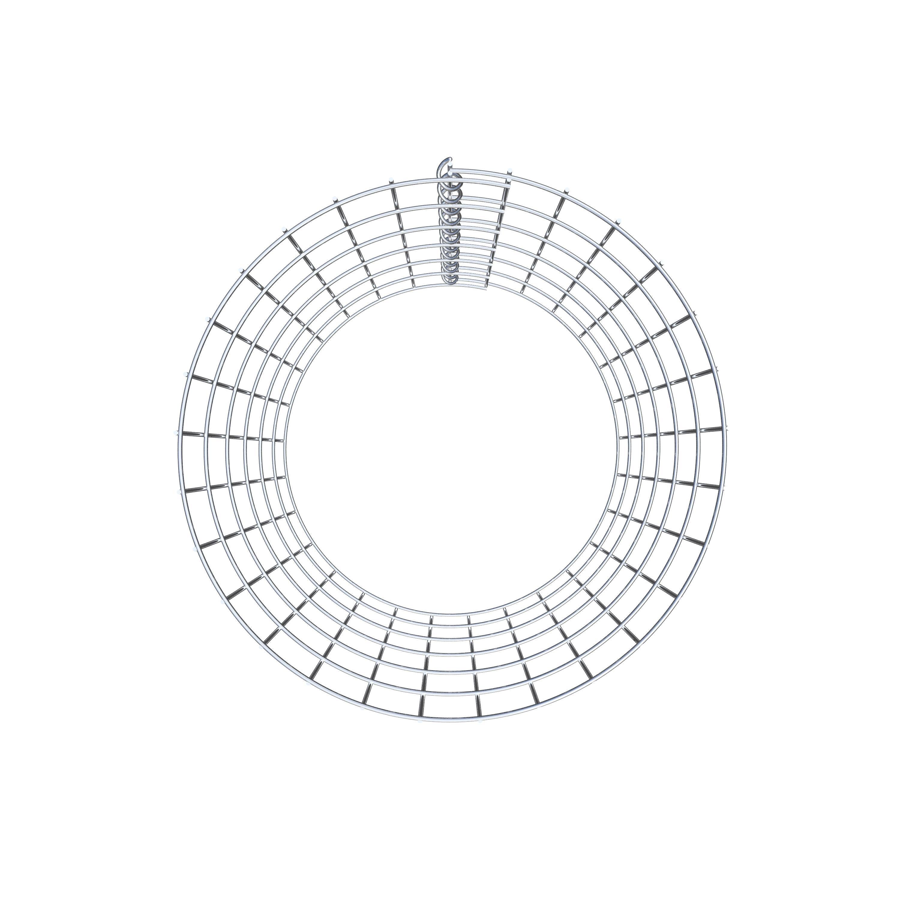 Schanskorfkolom diameter 47 cm, MW 5 x 10 cm rond