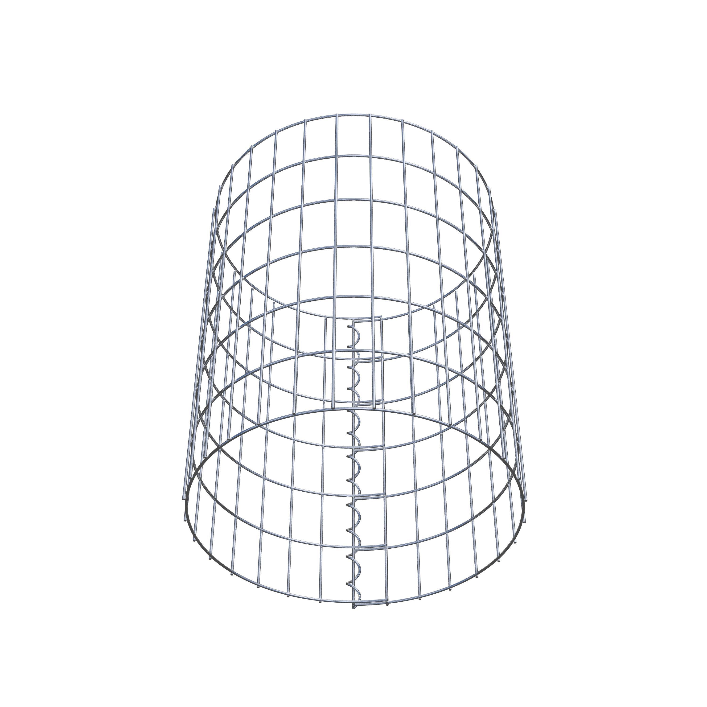 Schanskorfkolom diameter 47 cm, MW 5 x 10 cm rond