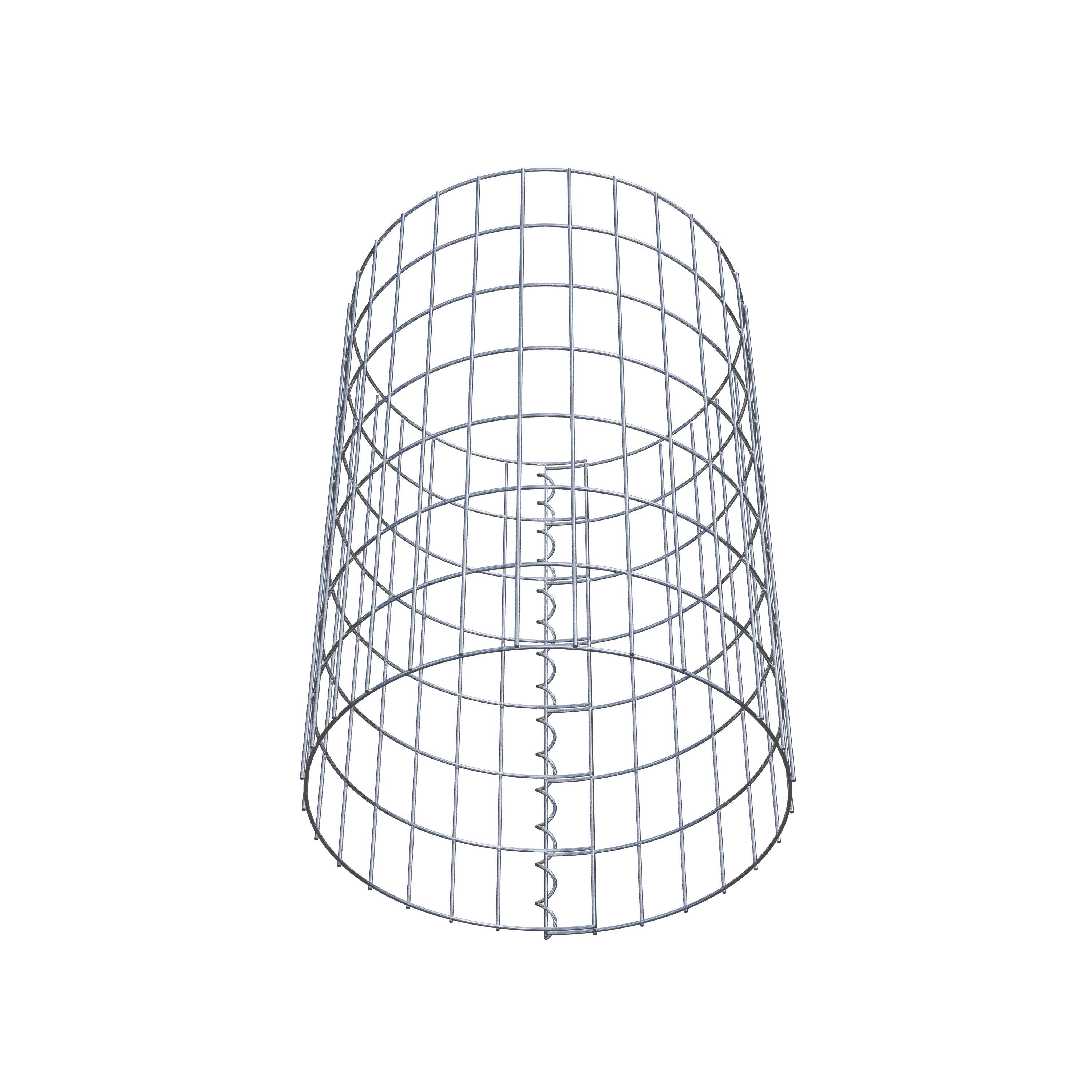 Schanskorfkolom diameter 47 cm, MW 5 x 10 cm rond