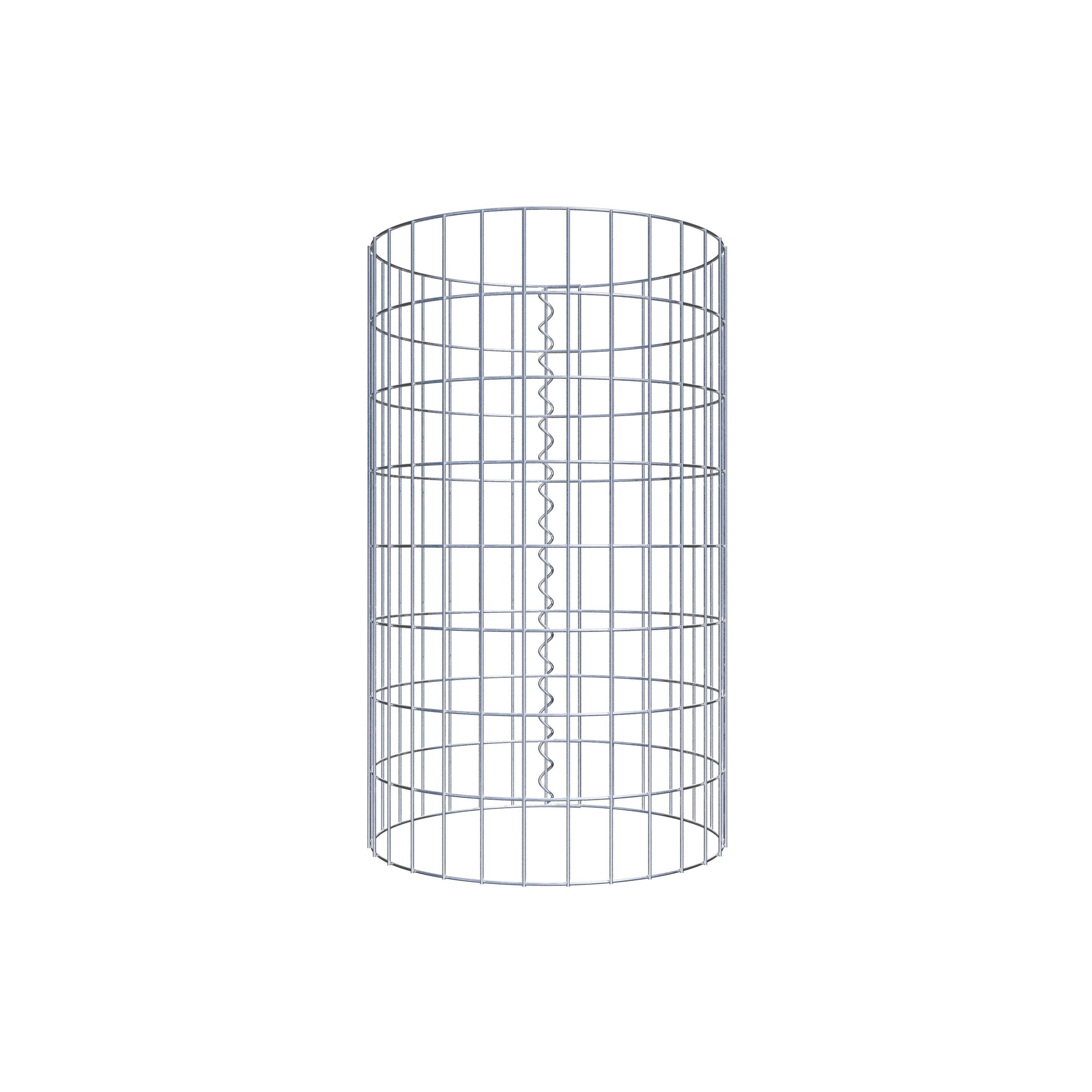 Schanskorfkolom diameter 47 cm, MW 5 x 10 cm rond