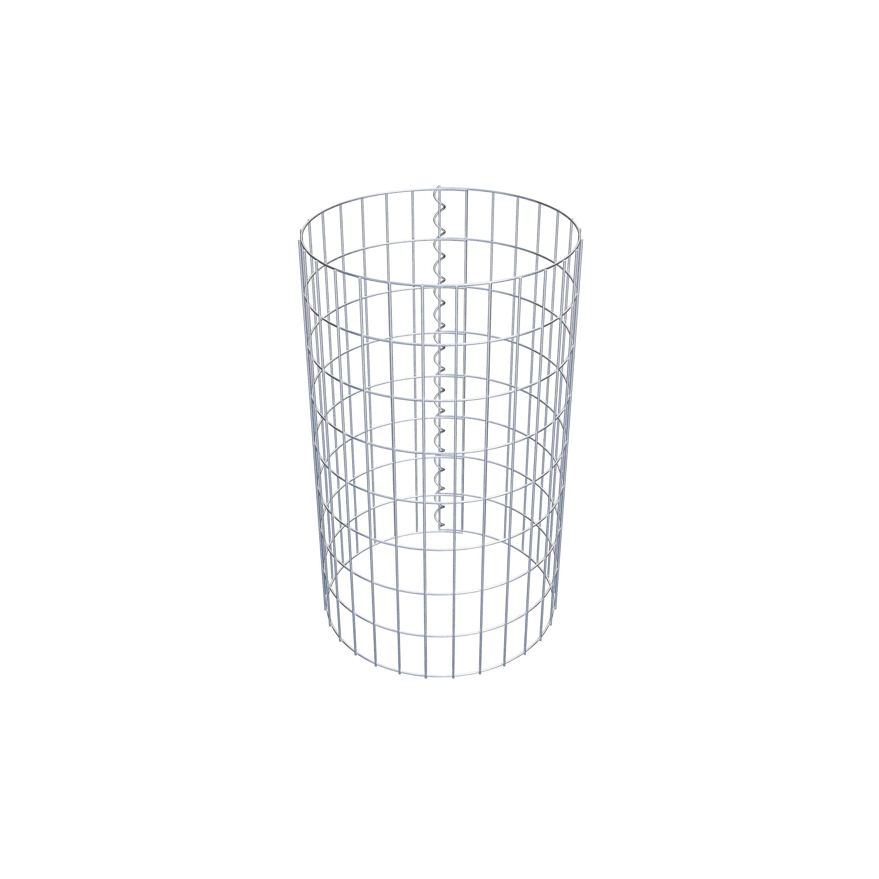 Schanskorfkolom diameter 47 cm, MW 5 x 10 cm rond