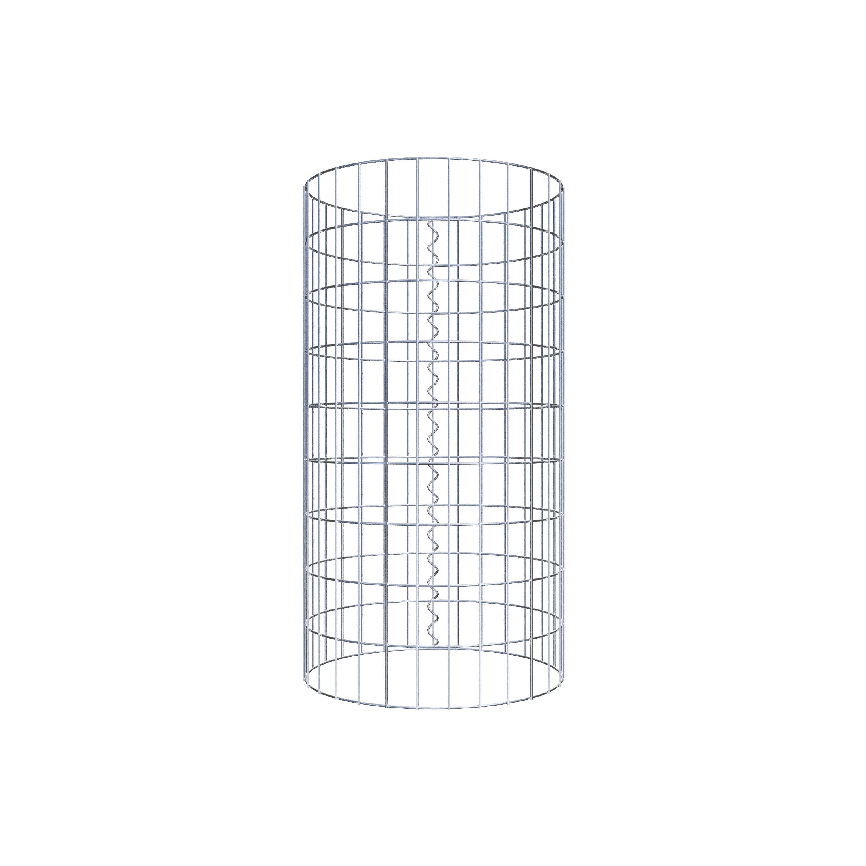 Schanskorfkolom diameter 47 cm, MW 5 x 10 cm rond