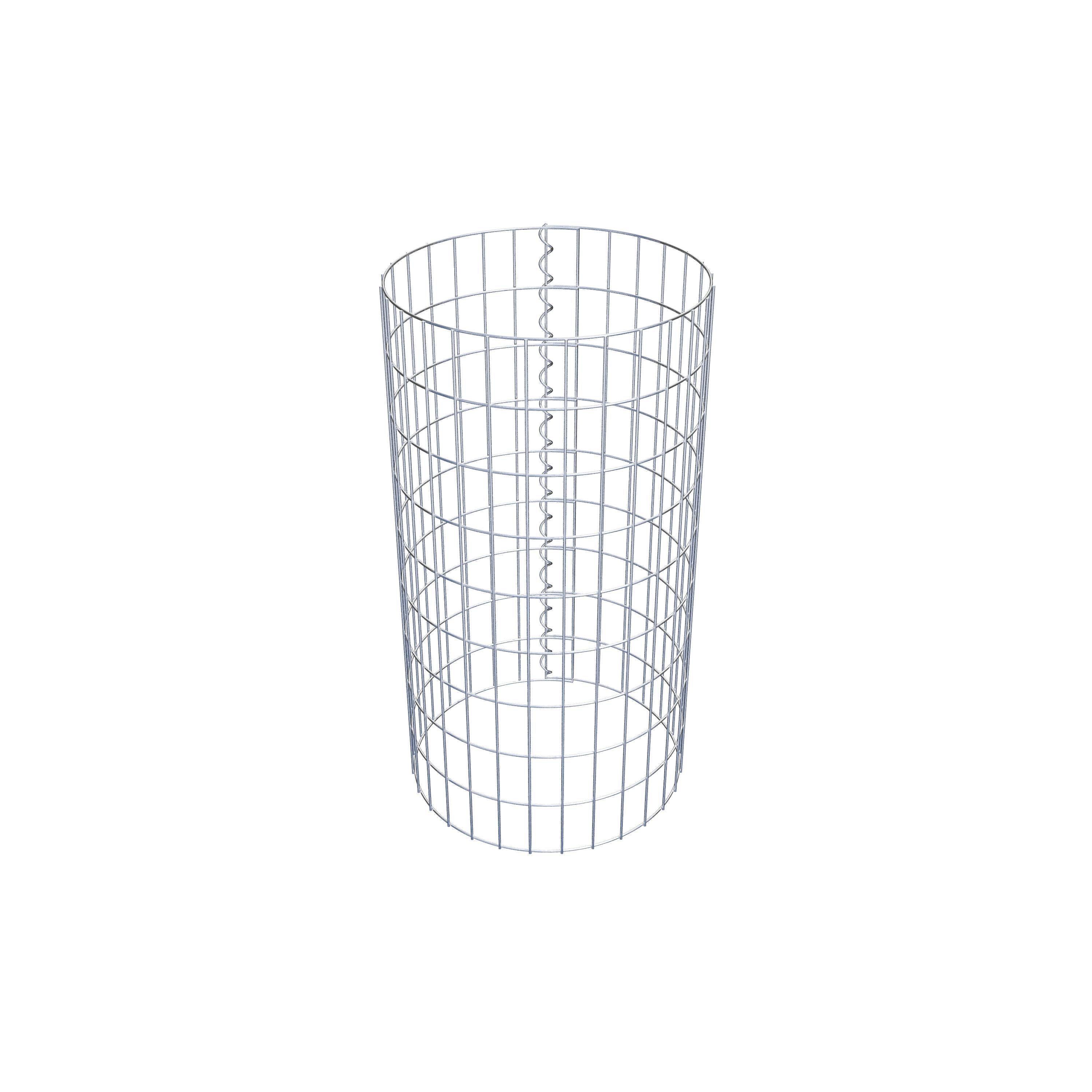 Schanskorfkolom diameter 47 cm, MW 5 x 10 cm rond