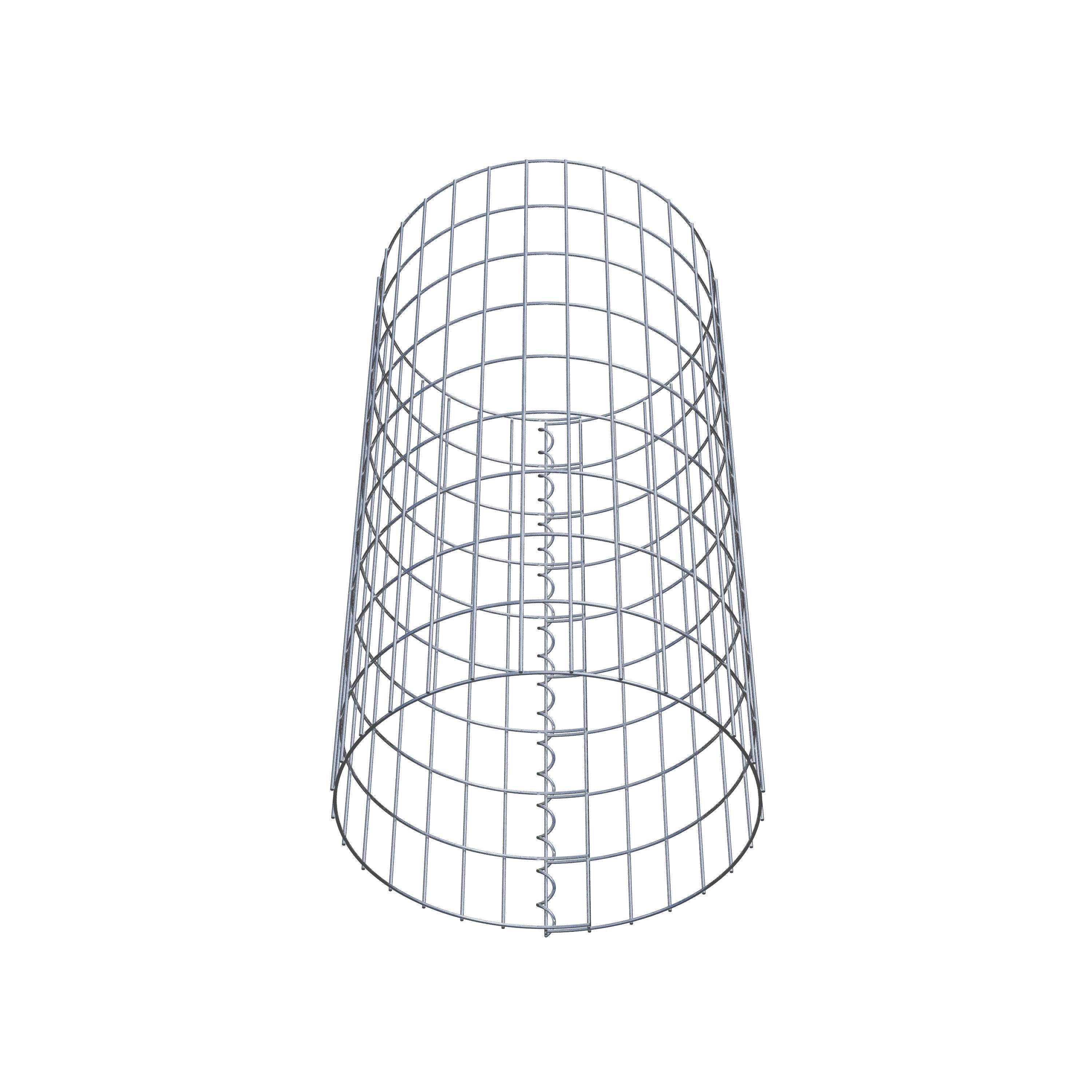 Schanskorfkolom diameter 47 cm, MW 5 x 10 cm rond