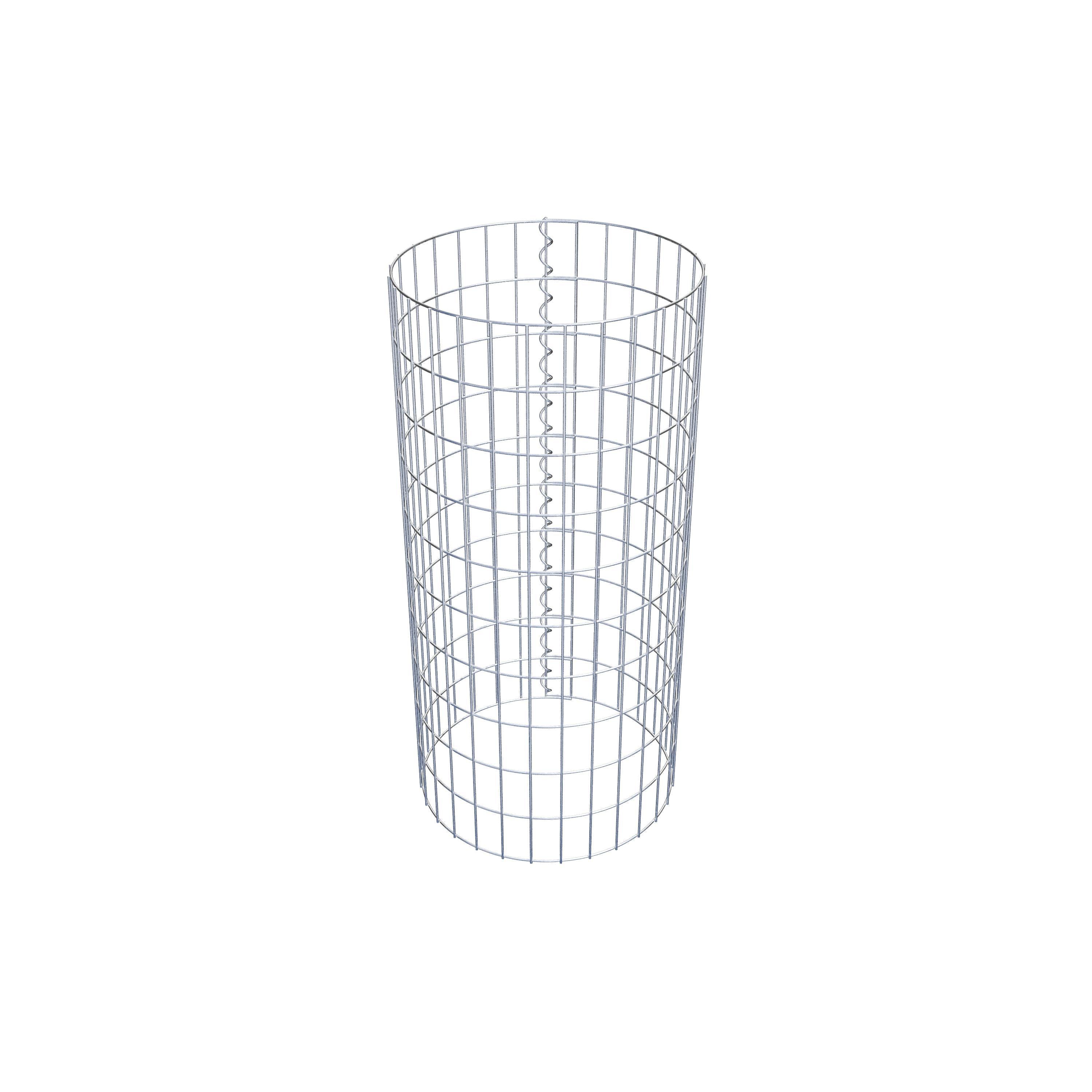 Schanskorfkolom diameter 47 cm, MW 5 x 10 cm rond