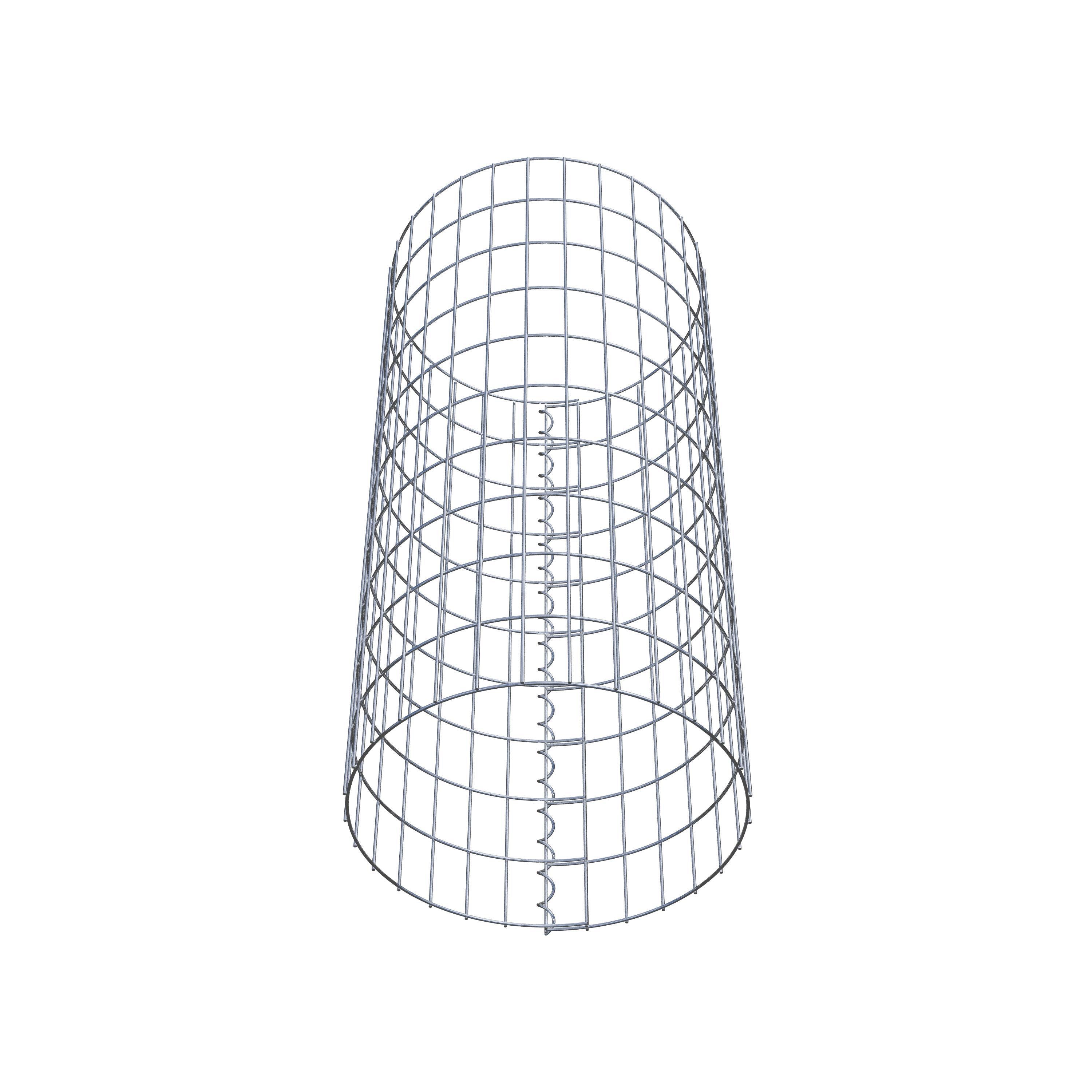 Schanskorfkolom diameter 47 cm, MW 5 x 10 cm rond